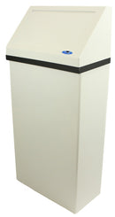 WHITE METAL WALL CONTAINER  41 L