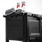 CABINET WITH LOCK/BLACK FOR CART 617388