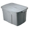 Brute Tote with Lid-Capacity 20 gal, 75.71 L GRAY