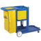 184 BLUE JANITORIAL CLEANING CART