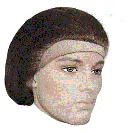 BROWN INVISIBLE MESH HAIRNETS 100/BAG