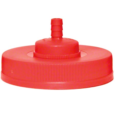 "MATING CAP RED 1/4"" BARB FOR PAIL"