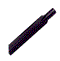 OUTIL COIN  1 1/2 X 11 PLASTIC TAPER NOIR