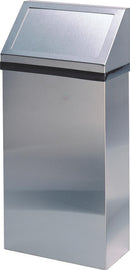 POUBELLE MURALE ACIER INOX  41 L SANS DOUBLURE