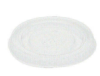 COUVERCLE CLAIR PLASTIQUE 2/2.5 OZ 125/PK