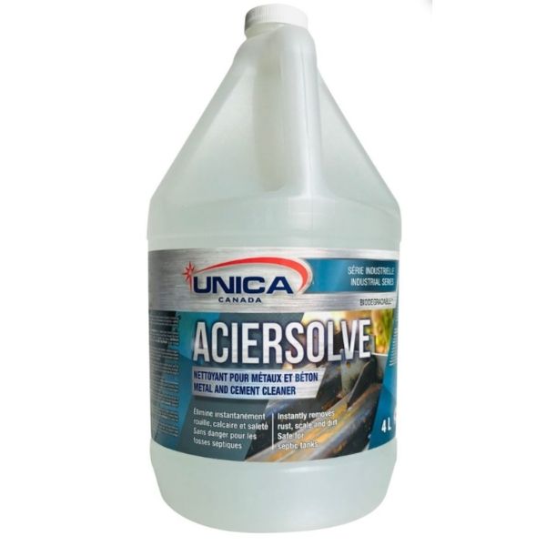 NACI04 ACIERSOLVE  NETTOYANT MÉTAUX/BÉTON 4L