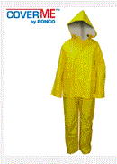 90100L COSTUME DE PLUIE LARGE PVC 2  PIÈCES 12/CS