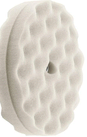 TAMPON DE POLISSAGE 8' COTE DOUBLE BLANC
