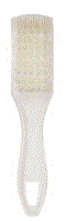 WHITEWALL/SIDEWALL 7.25`` WHITE POLUPRO BRUSH