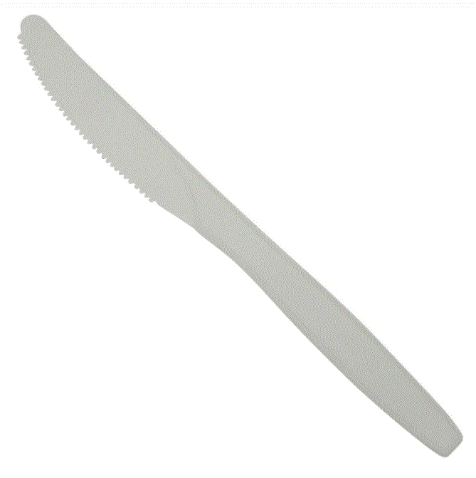 COMPOSTABLE KNIFE 7.4' WHITE (1000/BOX)