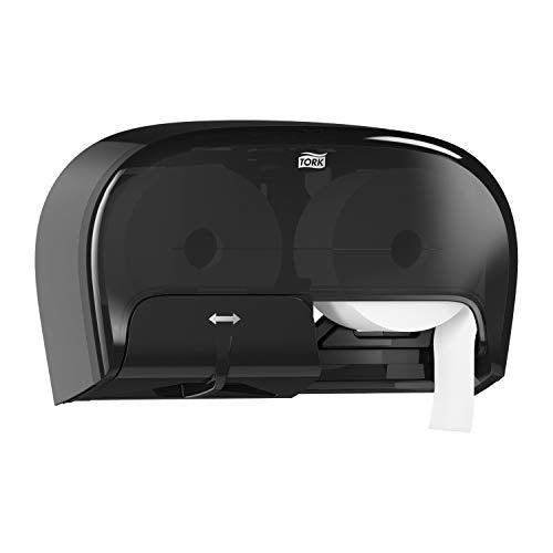 TORK HIGH CAPACITY BATH TISSUE DISPENSER FOR OPTICORE BLACK