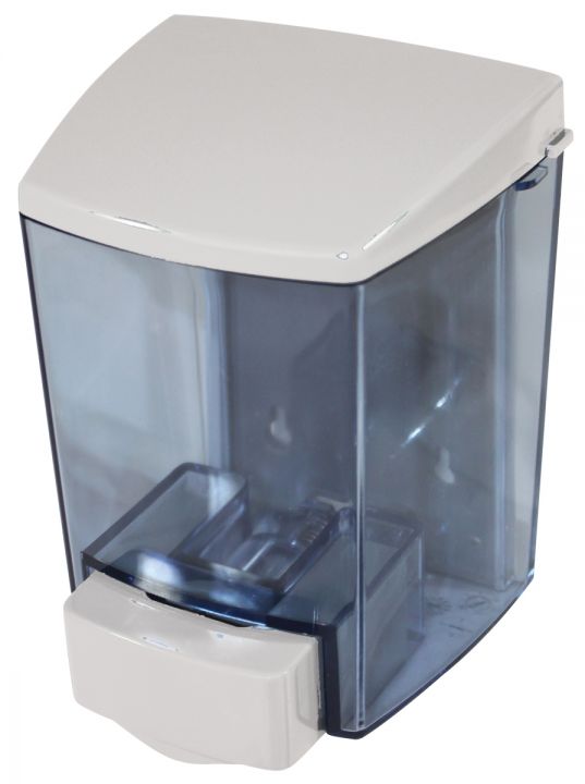 CLEAR VU SOAP  DISPENSER  WHITE 32 OZ