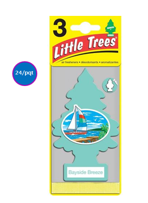 LITTLE TREES DÉSODORISANT BAYSIDE BREEZE 24/PQT