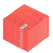 3131R LINGE MICROFIBRE ROUGE 14X14 240GSM 10/PK