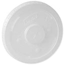 COUV. PLAT EN PLASTIQUE TROUE POUR VERRE 12-20OZ (914LSRD)