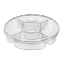 5H138 PLAT CLAIR ROND 4 COMP. + CENTRE 13" COMBO 138OZ 50/CS