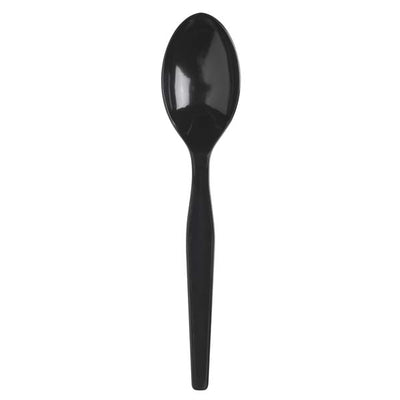 BLACK PLASTIC TEA SPOON 960 C/S