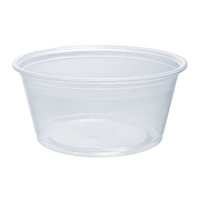 PLASTIC CONTAINER 3.25 ONCES  (20 X 125/CS)