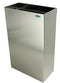 WALL MOUNTED WASTE RECEPTACLE S.S.
