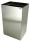 WALL MOUNTED WASTE RECEPTABLE STAINLESS STEEL