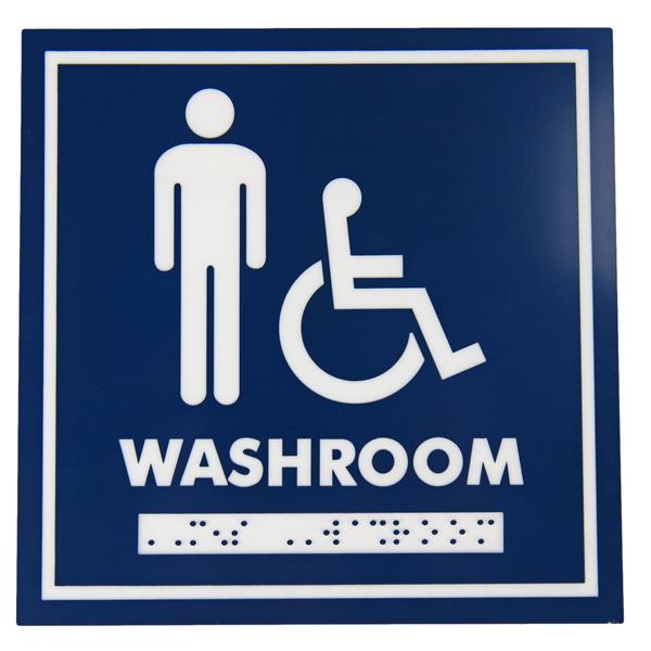 MALE HANDICAP SIGN