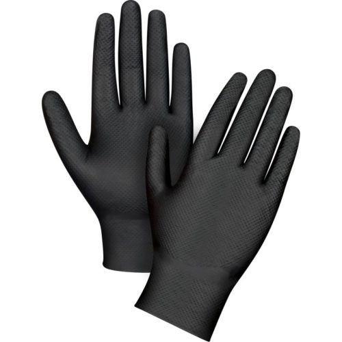 B62270 DURACORE GANT NITRILE NOIR MÉDIUM 6MIL 100/BT