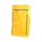 YELLOW VINYL REPLACEMENT BAG W/ ZIPPER 8 HOLES