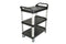 UTILITY SMALL BLACK CART 3 SHELF  (33 x 17 x 37)