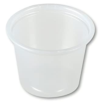 CONTENANT PLASTIQUE PORTION 1 OZ  125/PK