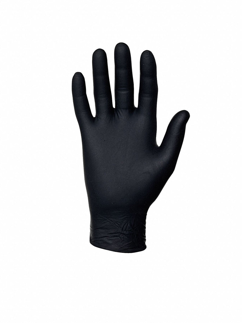 GANT NITRILE NOIR MEDICAL SMALL 5 MIL SANS POUDRE 100 BT