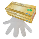 RONCO POLY CLEAR DISP.GLOVES LARGE