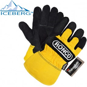 LEATHER GLOVES THINSULATE 6 PAIR/PK