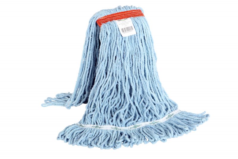 MOP HEAD LOOPED-END BLUE 20 OZ (GCP-3091)