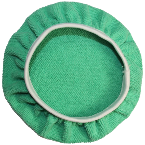 MICROFIBER CLOTH BONNET - 6" GREEN