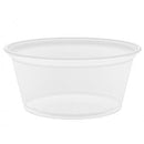 CLEAR PLASTIC COMPOSTABLE CONTAINER 2 OZ 2000/cs ( CF-7057)