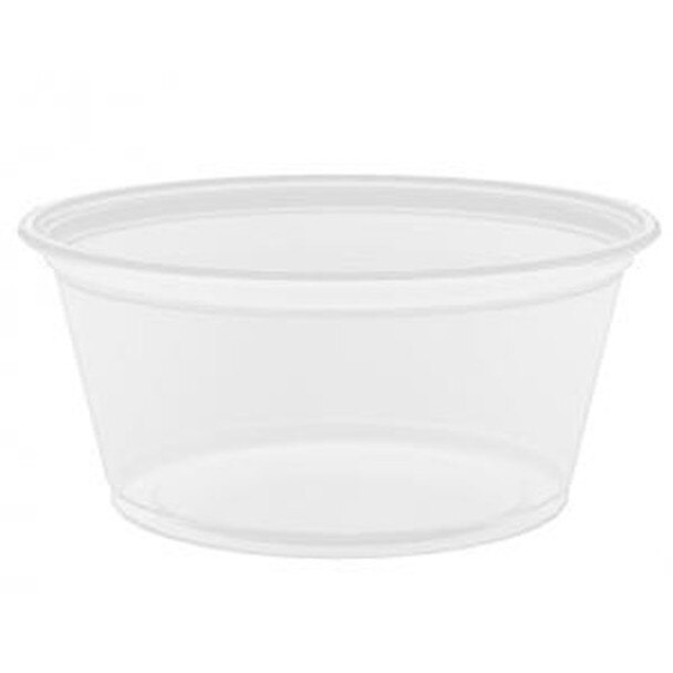 CONTENANT CLAIR PLAST. COMPOSTABLE 2 OZ  (CF-7057)