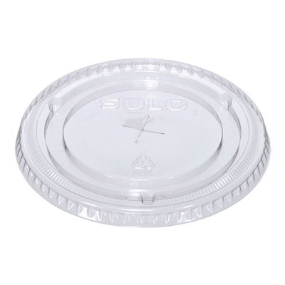 PLASTIC LID CLEAR WITH HOLE FOR 16-24 OZ CUP 1000/CS