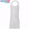 WHITE PLASTIC APRON  100/PKG