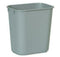 RUBBERMAID 28 GAL. SQUARE GREY CONT.