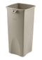 SQUARE CONTAINER BEIGE 23 GALLONS (LID 268988)