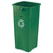 SQUARE RECYCLING CONT. W/WE RECYCLE  23 GAL