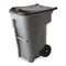 ROLLOUT CONTAINER GREY WITH LID 65 GALLONS