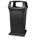 RANGER BLACK CONTAINER 65 GALLON W/ 4 OPENINGS