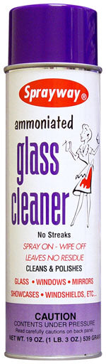 GLASS CLEANER WITH AMMONIA 19 OZ