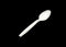 WHITE SPOON 5.7'' COMPOSTABLE 1000/CS