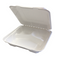 9'' X 9'' X 3'' CLAMSHELL / 3 COMP. BAGASSE 200/CS