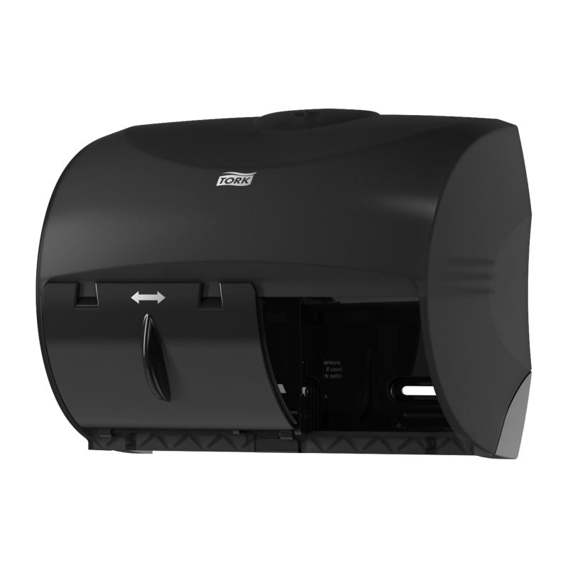 TORK TWIN BATH TISSUE DISPENSER FOR OPTICORE BLACK