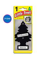 LITTLE TREES DÉSODORISANT BLACK ICE 24/PQT