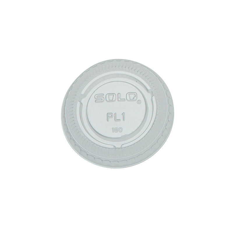 COUVERCLE CLAIR PLASTIQUE 1.25 OZ PL1 (125/PK)