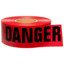 DANGER TAPE RED 3" X 1000"